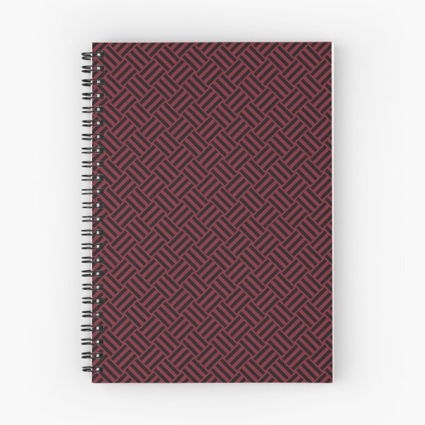 Item preview, Red and Black basket weave designed and sold by pattern-archive.