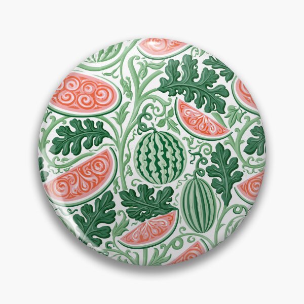 Item preview, Watermelon Vine Folk Art Pattern designed and sold by junkydotcom.