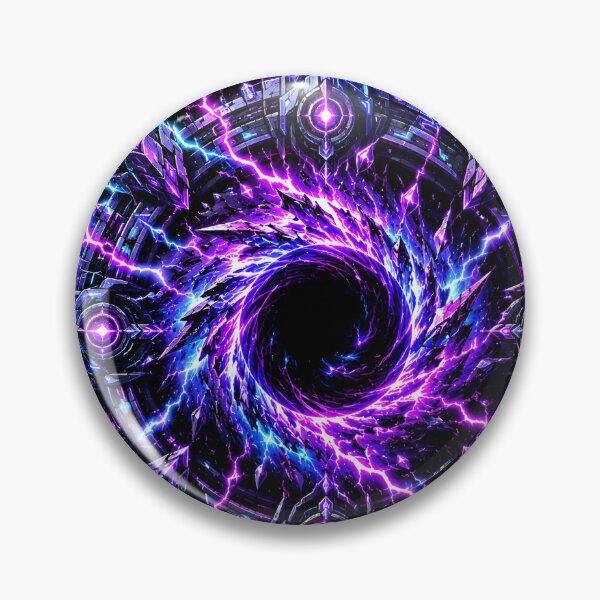 Item preview, Void Matter Cosmic Black Hole Crystal Neon Lightning designed and sold by RiteshCenter .