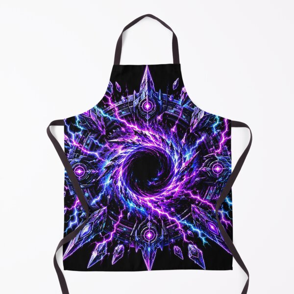 Item preview, Void Matter Cosmic Black Hole Crystal Neon Lightning designed and sold by RiteshCenter .