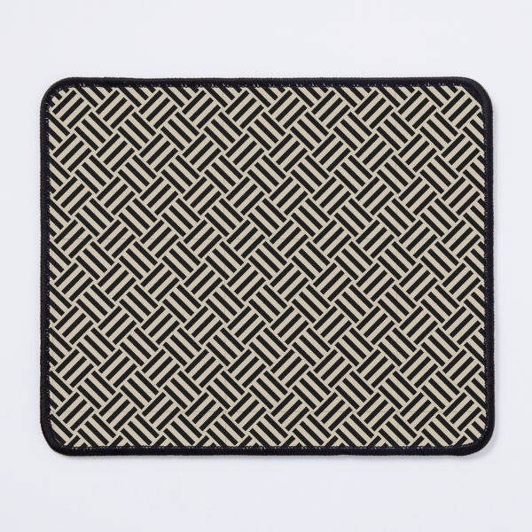 Item preview, Sand and Black basket weave designed and sold by pattern-archive.
