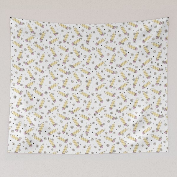 Item preview, School Pencils Pattern designed and sold by Julza Art.
