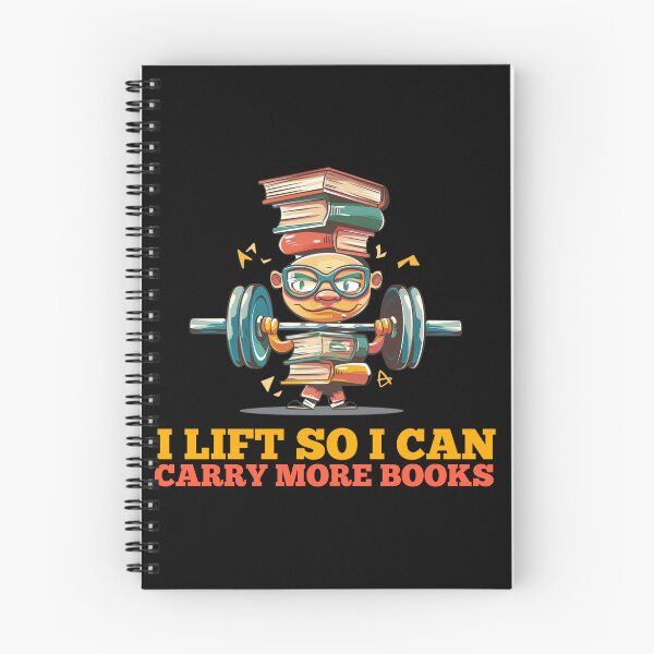 Item preview, I Lift So I Can Carry More Books Funny Gym Workout Reader T-Shirt designed and sold by VectorForge.