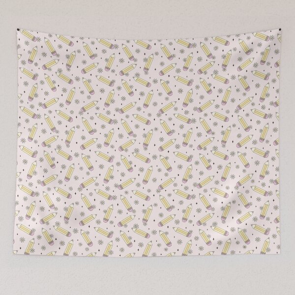 Item preview, School Pencils Pattern designed and sold by Julza Art.
