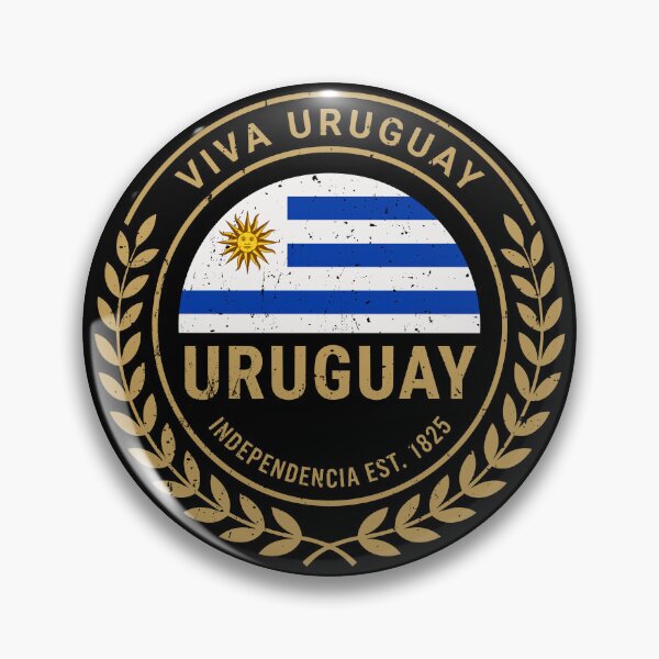 Item preview, Uruguay La Celeste 1825 Football Heritage Crest designed and sold by crouchingpixel.