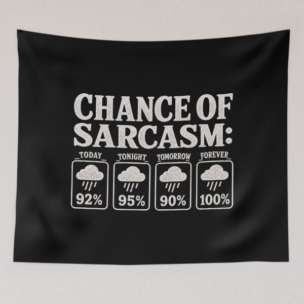Item preview, Weather Forecast; Chance Of Sarcasm  designed and sold by kelvinmunene13.
