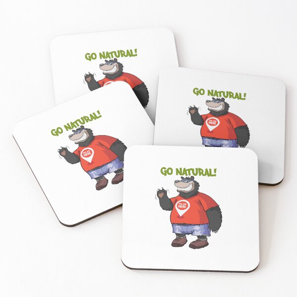 Item preview, Go natural Bear designed and sold by Bobb's cartoons.