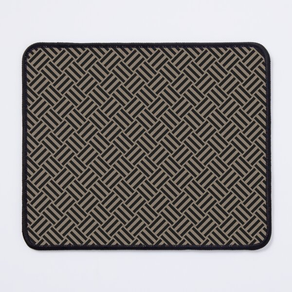 Item preview, Taupe and Black basket weave designed and sold by pattern-archive.