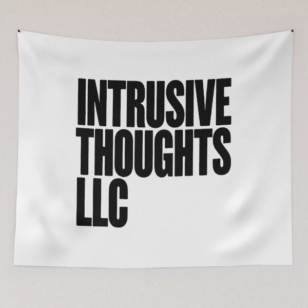 Item preview, Intrusive Thoughts LLC Funny Mental Health Awareness Apparel designed and sold by MynameisJEFF.