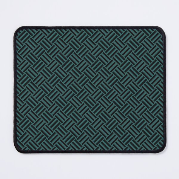 Item preview, Teal and Black basket weave designed and sold by pattern-archive.