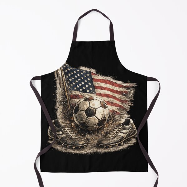 Item preview, American Flag Soccer Ball Cleats designed and sold by Corvoria.