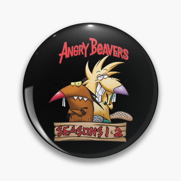 Item preview, Smiling Cartoon Beavers Posing Above a Wooden Plank designed and sold by goodsstore96.