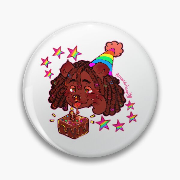 Item preview, Brownie Bear Cute Birthday Party Colorful Star Illustration designed and sold by TheMidnightantt.