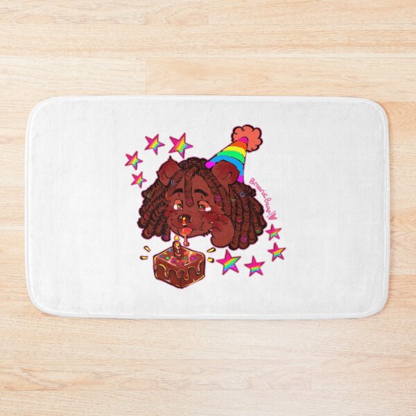 Item preview, Brownie Bear Cute Birthday Party Colorful Star Illustration designed and sold by TheMidnightantt.