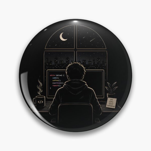 Item preview, Midnight Coding Session designed and sold by MidnightCache.