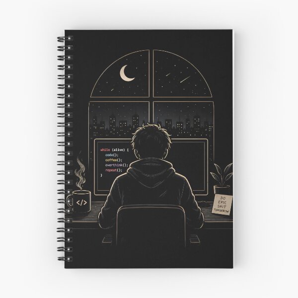 Item preview, Midnight Coding Session designed and sold by MidnightCache.