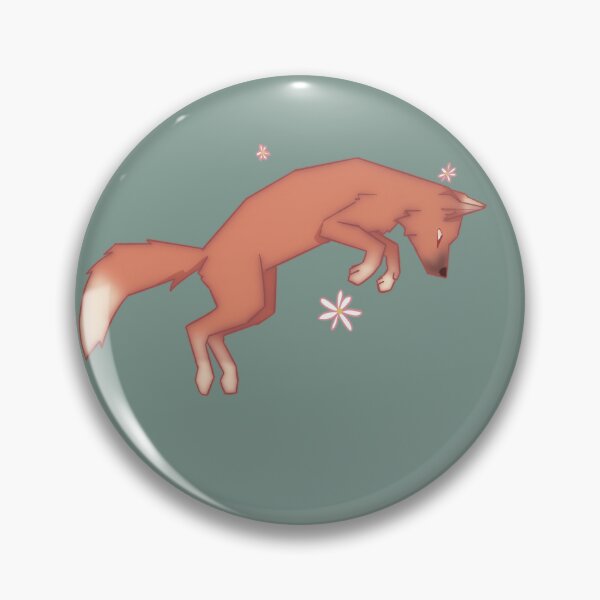Item preview, Leaping Fox (with flowers) designed and sold by Star*Catcher.