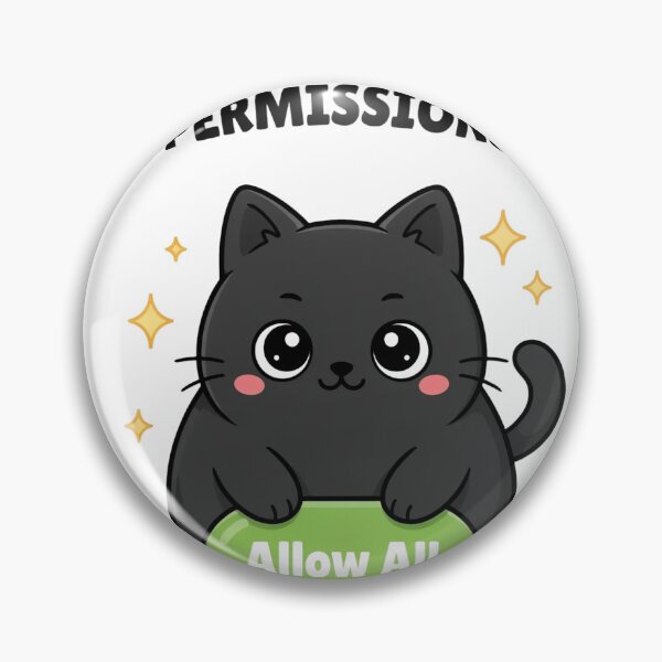 Item preview, My Cat Accepted All Permissions Funny Cat designed and sold by Bianca Oltean.