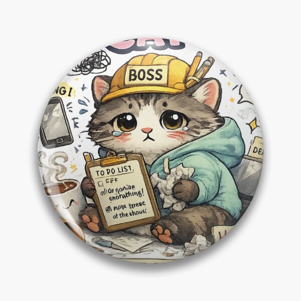 Item preview, Chaos Coordinator Cat designed and sold by CGWebsolutions.
