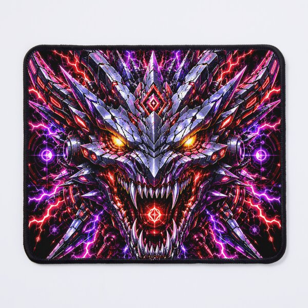 Item preview, Void Mega Cybernetic Dragon Armor Neon Lightning designed and sold by RiteshCenter .