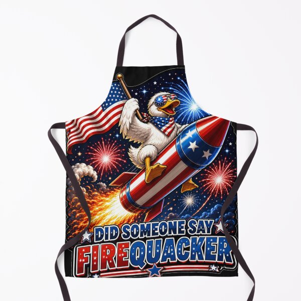 Item preview, Did Someone Say Firequacker Patriotic Duck Rocket 4th of July Funny Gift designed and sold by Nightarel.