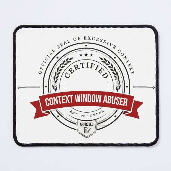 Item preview, Context Window Abuser Certified Seal designed and sold by Bianca Oltean.