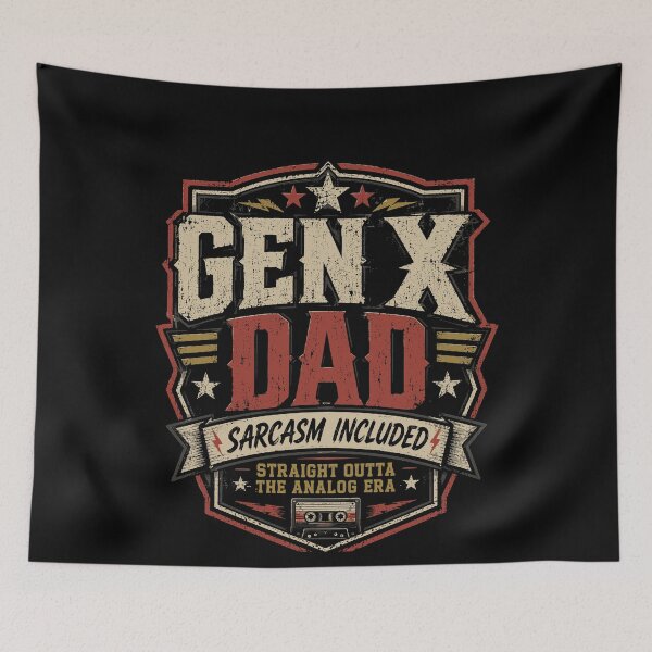 Item preview, Gen X Dad Sarcasm Included Analog Era Retro Humor designed and sold by JasKei-Designs.