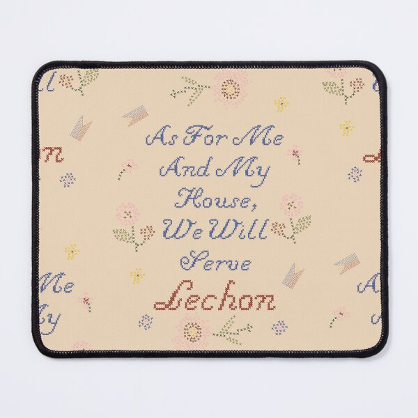 Item preview, FUNNY CROSS STITCH LECHON AS FOR ME AND MY HOUSE designed and sold by aydapadi.