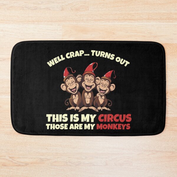 Item preview, This Is My Circus Those Are My Monkeys Funny Parent Mom Dad T-Shirt designed and sold by VectorForge.
