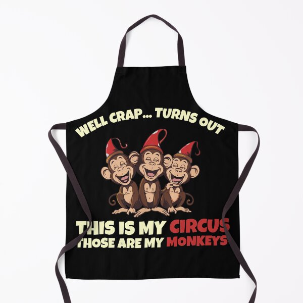 Item preview, This Is My Circus Those Are My Monkeys Funny Parent Mom Dad T-Shirt designed and sold by VectorForge.