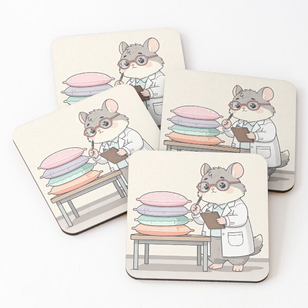Item preview, Chinchilla Pillow-Quality Inspector designed and sold by PictorialWhimsy.