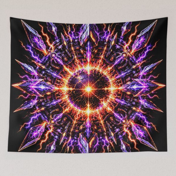 Item preview, Void Nova Cosmic Star Core Crystal Neon Lightning designed and sold by RiteshCenter .