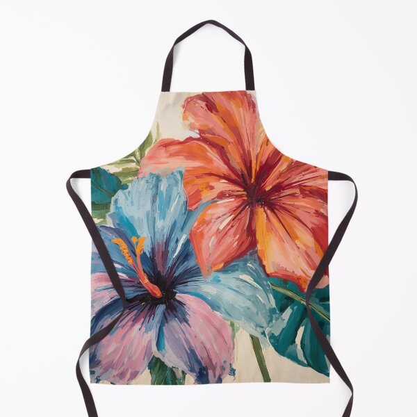 Artikelvorschau, Blue Orange Tropical Flowers entworfen und verkauft von SeaStarAlex.