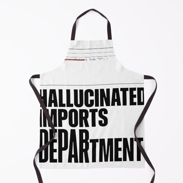 Item preview, Hallucinated Imports Department Coder Humor designed and sold by Bianca Oltean.