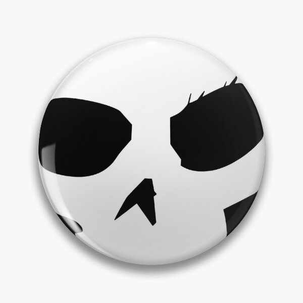 Item preview, Sharp Skull Icon Monochromatic designed and sold by SomeHitori.