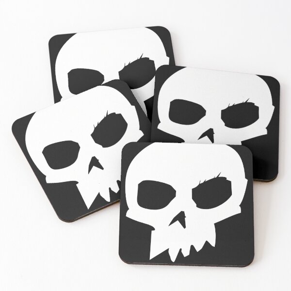 Item preview, Sharp Skull Icon Monochromatic designed and sold by SomeHitori.