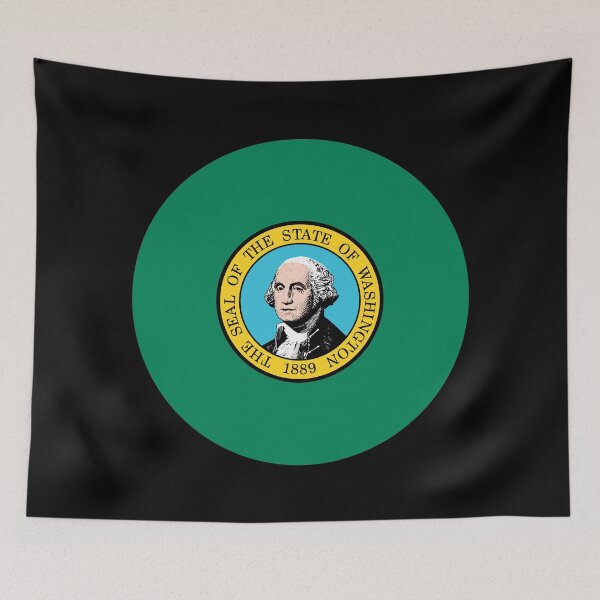 Item preview, Washington Circle Flag WA designed and sold by shitpostee.