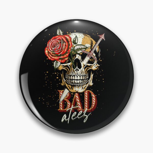 Item preview, ATEEZ ATINY bad skull designed and sold by Morcawork.