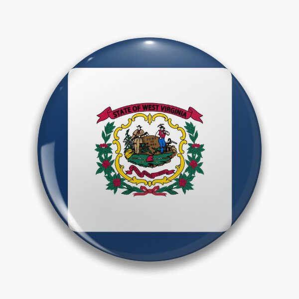 Item preview, West Virginia Circle Flag WV designed and sold by shitpostee.
