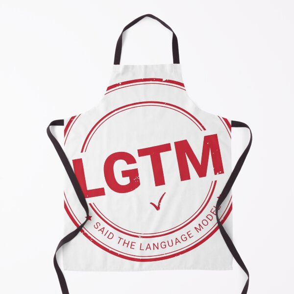 Item preview, LGTM Said The Language Model Coding Stamp designed and sold by Bianca Oltean.