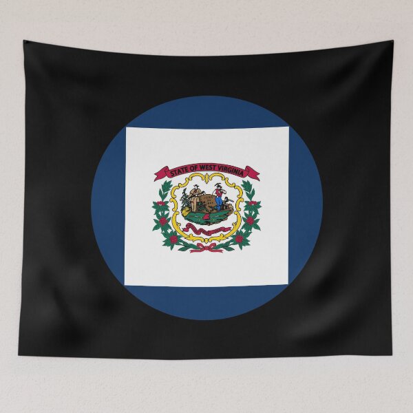Item preview, West Virginia Circle Flag WV designed and sold by shitpostee.
