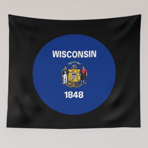 Item preview, Wisconsin Circle Flag WI designed and sold by shitpostee.