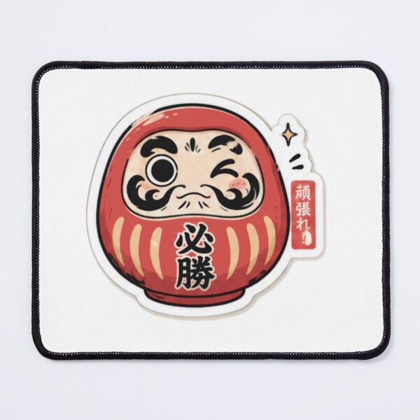 Item preview, Cute Winking Daruma Doll | Kawaii Japanese Good Luck Sticker designed and sold by Dospart.