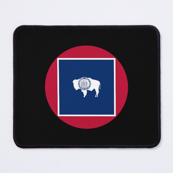 Item preview, Wyoming Circle Flag WY designed and sold by shitpostee.