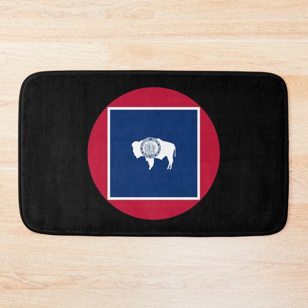Item preview, Wyoming Circle Flag WY designed and sold by shitpostee.