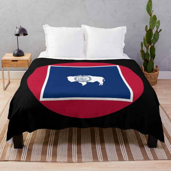 Item preview, Wyoming Circle Flag WY designed and sold by shitpostee.