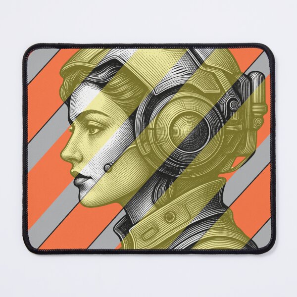 Item preview, Future Woman Cyborg Sci-Fi T-Shirt Retro Futurism Gift Cyberpunk Graphic Tee designed and sold by oonproducts.