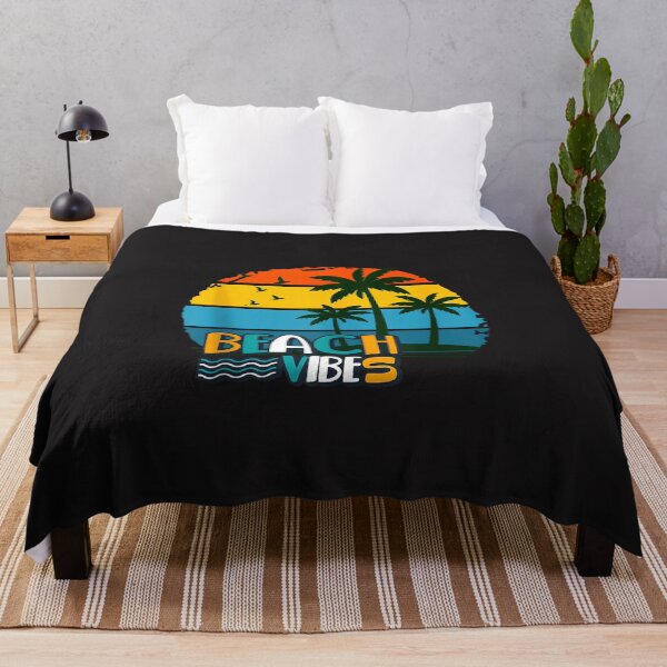 Item preview, Beach Vibes Retro Summer Vacation Tropical Palm Trees Sunset designed and sold by kiralynstration.