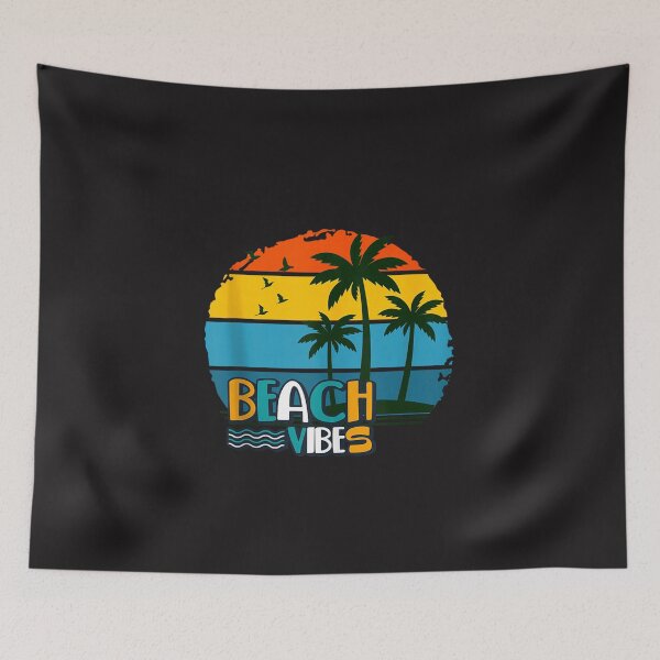 Item preview, Beach Vibes Retro Summer Vacation Tropical Palm Trees Sunset designed and sold by kiralynstration.