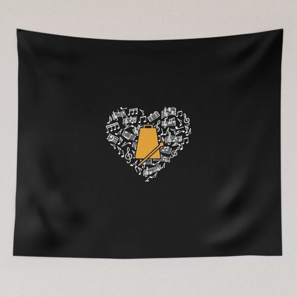 Item preview, Cowbell Player - Heart Design #7706 designed and sold by lukas-lei-art.